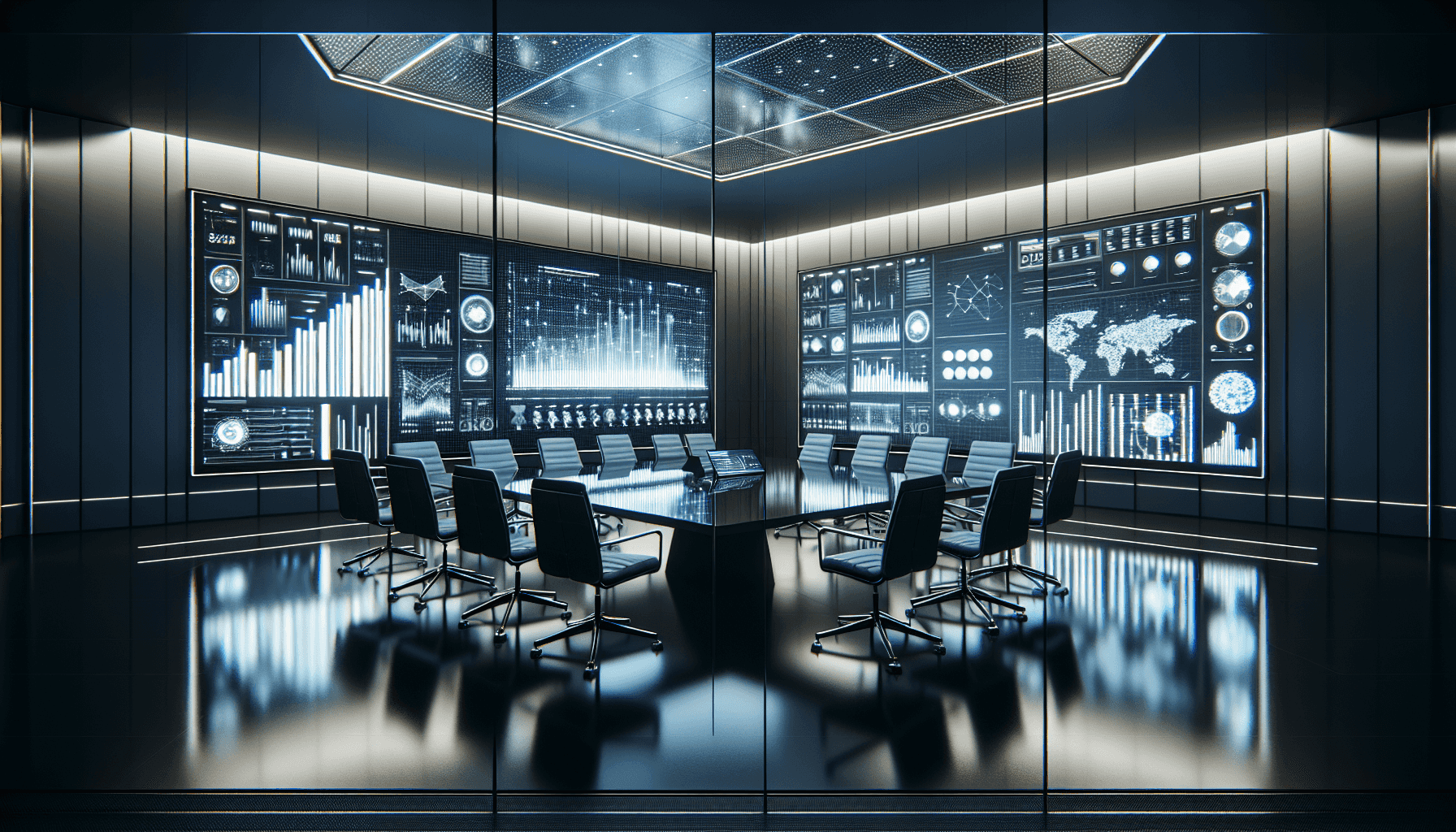 High-tech conference room